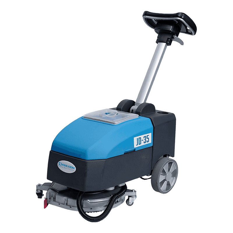 JD35 Komersyal na Mini Walk-Behind natitiklop na scrubber ng sahig