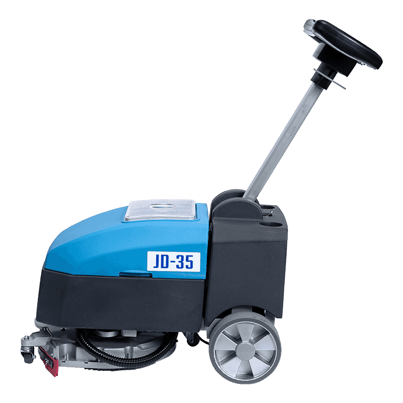 JD35 Komersyal na Mini Walk-Behind natitiklop na scrubber ng sahig