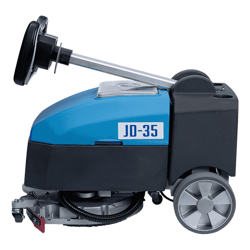 JD35 Komersyal na Mini Walk-Behind natitiklop na scrubber ng sahig