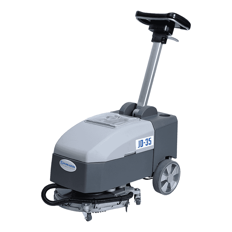 JD35 Komersyal na Mini Walk-Behind natitiklop na scrubber ng sahig