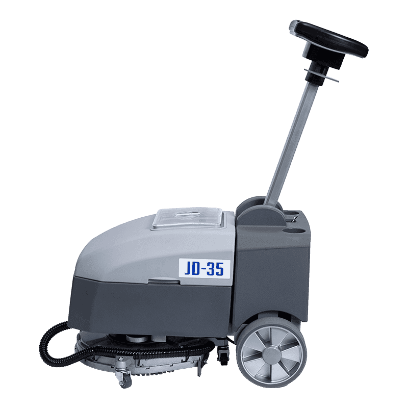 JD35 Komersyal na Mini Walk-Behind natitiklop na scrubber ng sahig