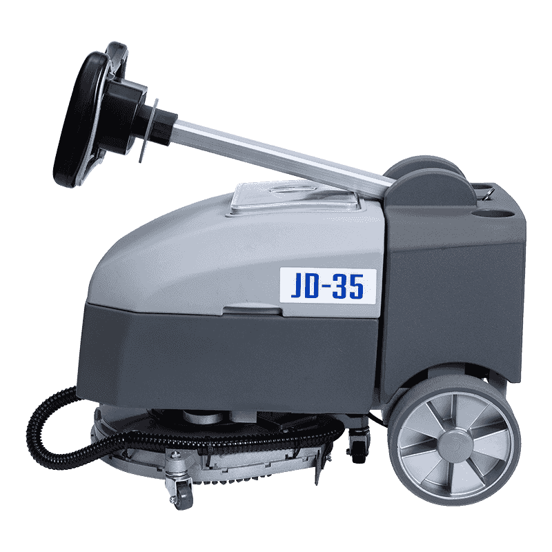 JD35 Komersyal na Mini Walk-Behind natitiklop na scrubber ng sahig