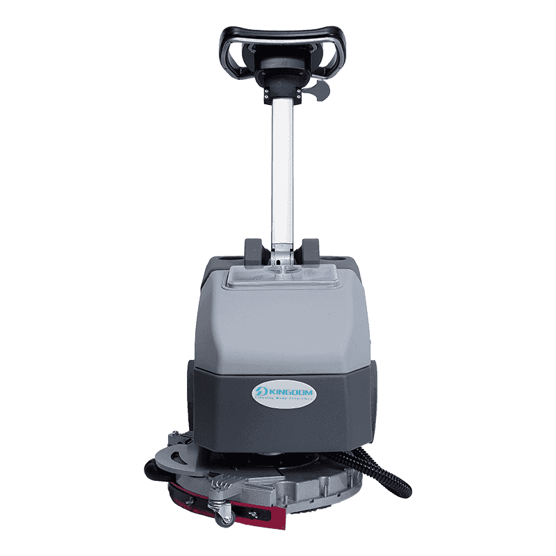 JD35 Komersyal na Mini Walk-Behind natitiklop na scrubber ng sahig