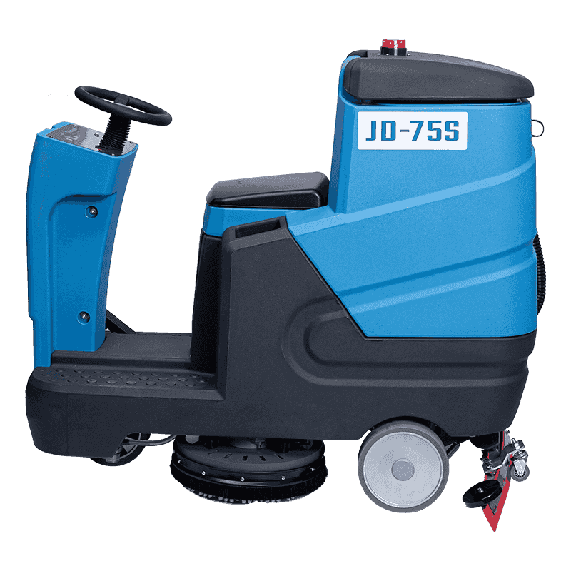 JD75S medium-sied ride-on double brush floor scrubber
