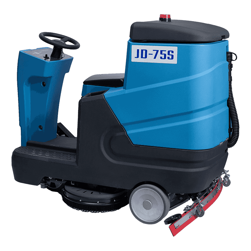 JD75S medium-sied ride-on double brush floor scrubber