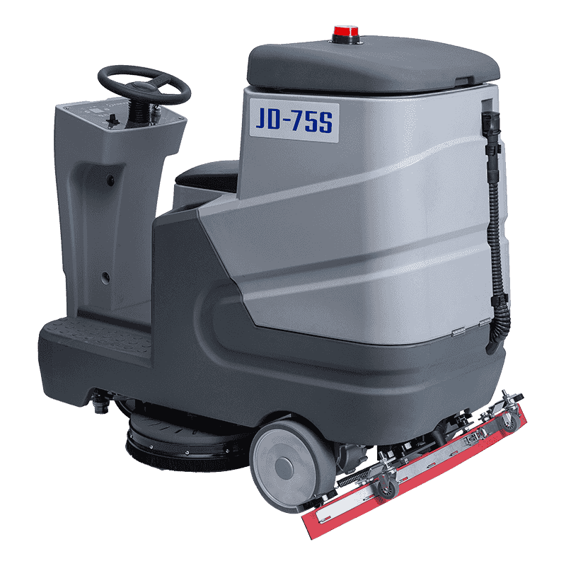 JD75S medium-sied ride-on double brush floor scrubber