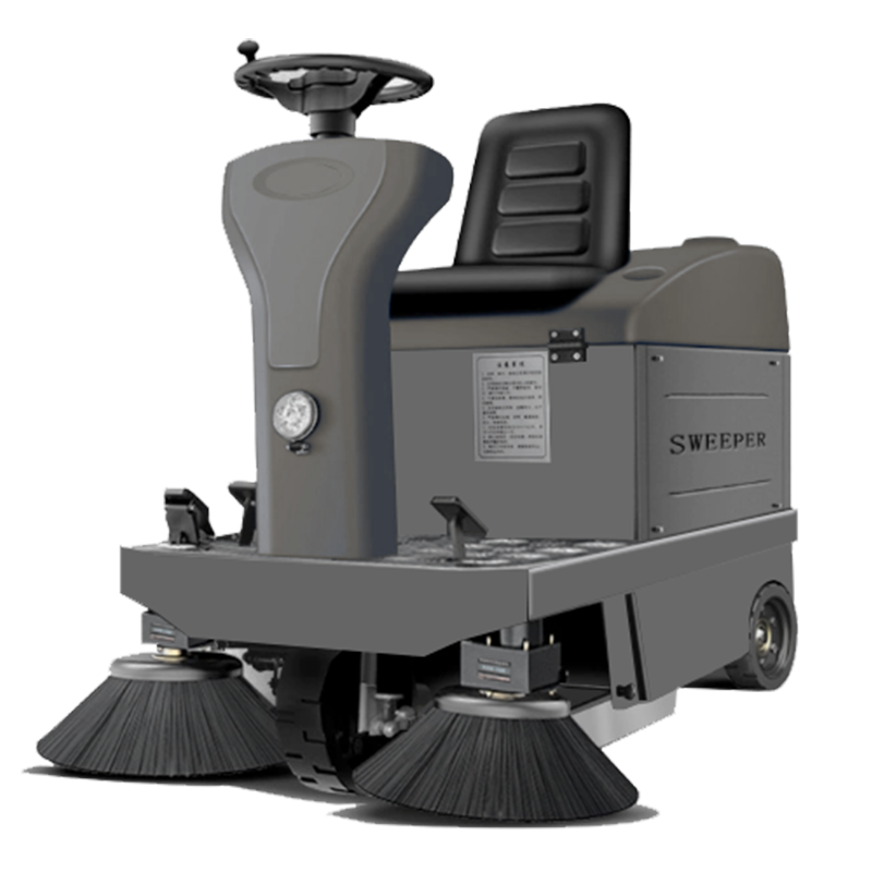 S12 Maliit na Seat Seat Spray Dust Reduction Indoor Hotel Commercial Ride-On Sweeper