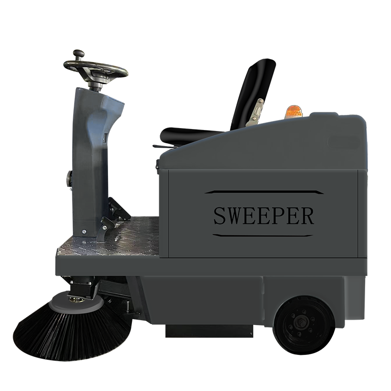 S12 Maliit na Seat Seat Spray Dust Reduction Indoor Hotel Commercial Ride-On Sweeper