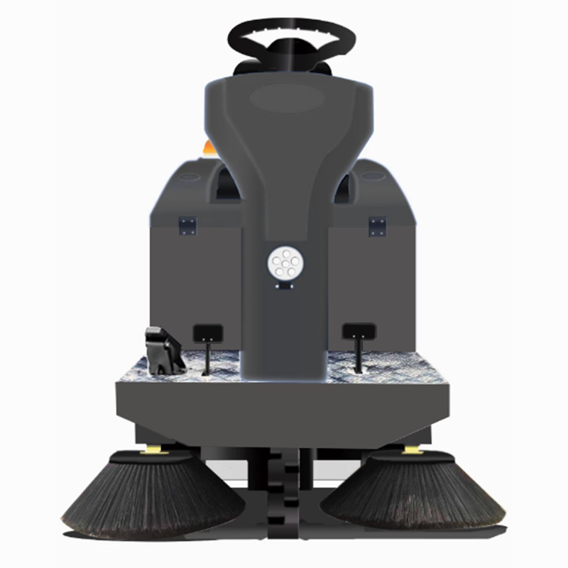 S12 Maliit na Seat Seat Spray Dust Reduction Indoor Hotel Commercial Ride-On Sweeper