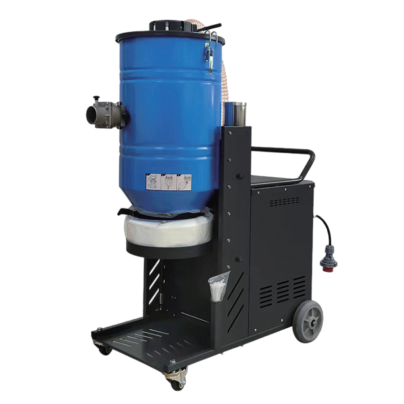 Tatlong-phase turbine na naka-pack na pang-industriya na vacuum cleaner