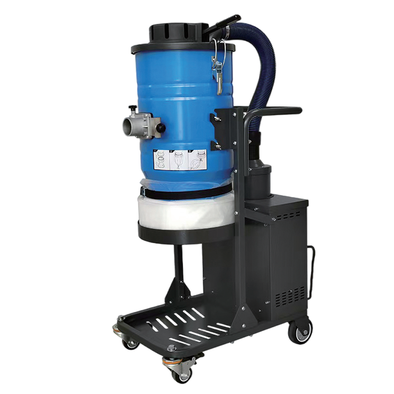 Single-phase two-stage filter bag vacuum cleaner